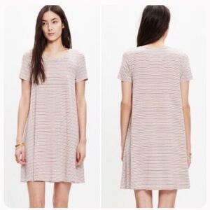Madewell striped tshirt dress